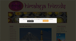 Desktop Screenshot of himalaya-friends.de